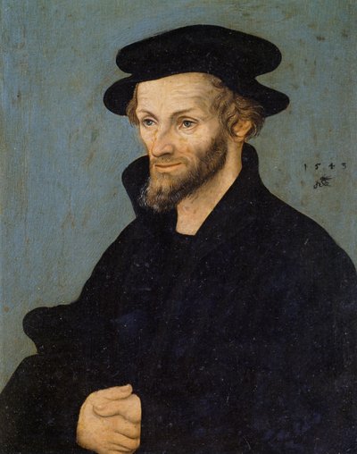 Portrait of Philip Melanchthon by Lucas the Elder Cranach