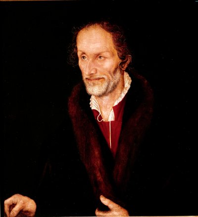 Portrait of Philippe Melanchton by Lucas the Elder Cranach