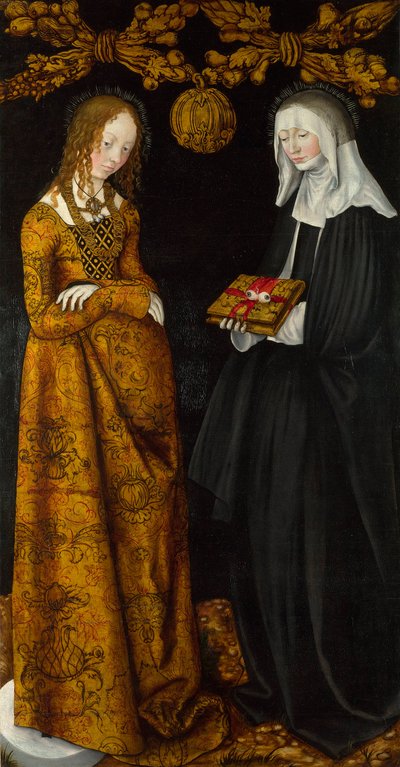 Saint Christine and Saint Odile by Lucas the Elder Cranach