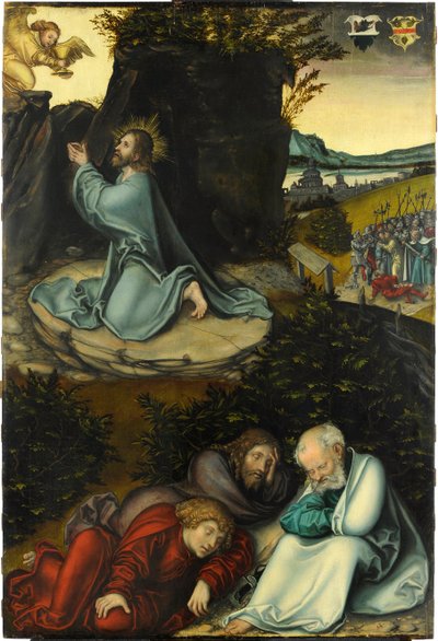 The Agony in the Garden by Lucas Cranach the Elder by Lucas the Elder Cranach