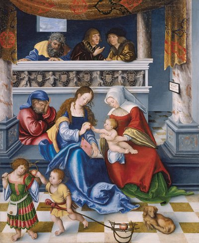 The Holy Kinship (Central Panel) by Lucas the Elder Cranach