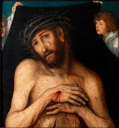 The Man of Sorrows by Lucas Cranach the Elder by Lucas the Elder Cranach