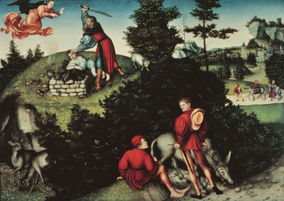 The Sacrifice of Isaac by Lucas the Elder Cranach