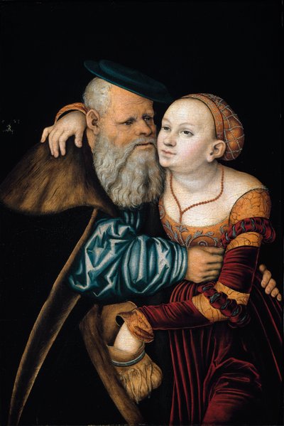 The Mismatched Couple by Lucas the Elder Cranach