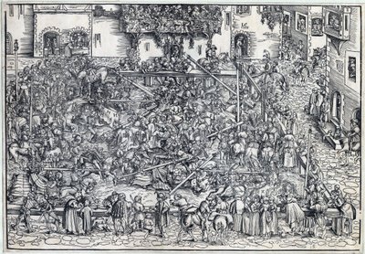 Tournament by Lucas the Elder Cranach