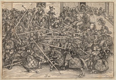 Tournament by Lucas the Elder Cranach