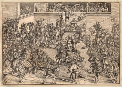 Tournament by Lucas the Elder Cranach