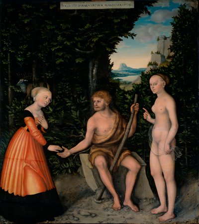 The Choice of Heracles (From The Labours of Hercules) by Lucas the Elder Cranach