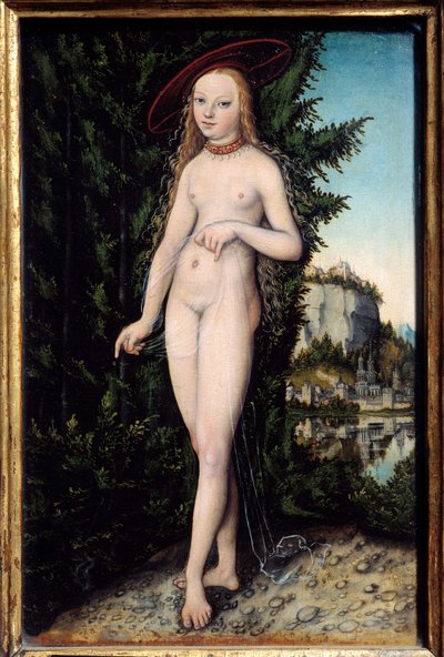 Venus Standing in a Landscape by Lucas the Elder Cranach