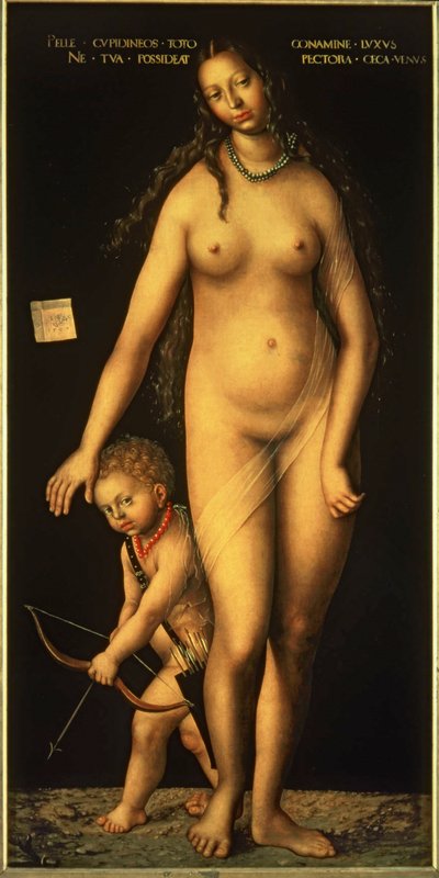 Venus and Cupid by Lucas the Elder Cranach