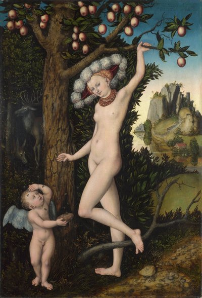 Venus and Cupid, c.1525 by Lucas the Elder Cranach
