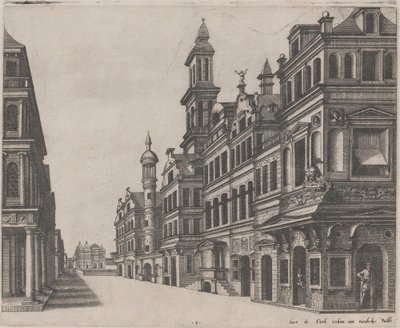 Perspective View of a Street by Lucas van Doetechum and Johannes
