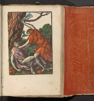 Cain Kills Abel by Lucas van Leyden (workshop of)
