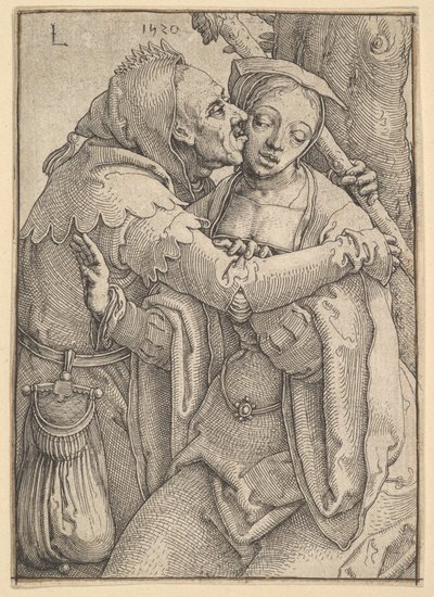 A Fool and a Woman by Lucas van Leyden
