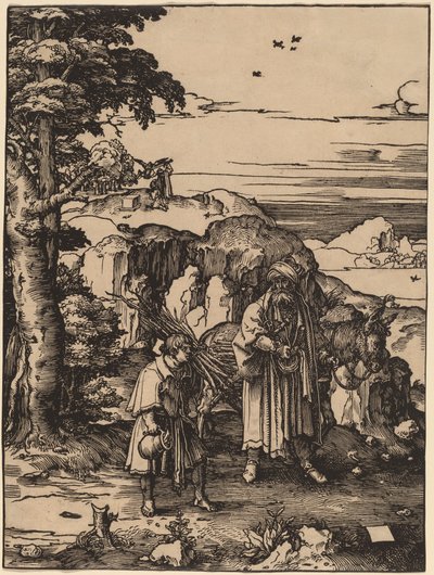 Abraham Going to Sacrifice Isaac by Lucas van Leyden