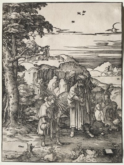 Abraham Going to Sacrifice Isaac, 1517-1519 by Lucas van Leyden