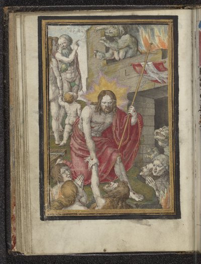 Descent into Limbo (Passion of Christ series) by Lucas van Leyden