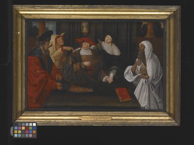 Allegory of Youth Crossing Between Fame and Folly by Lucas van Leyden