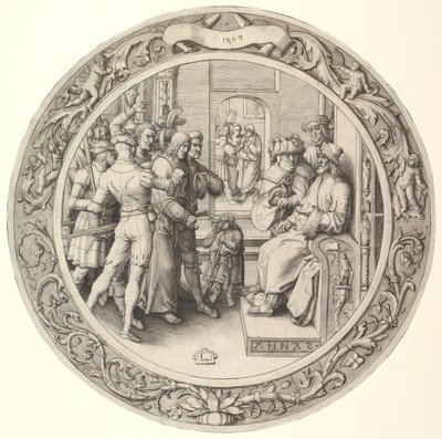 Christ before Annas by Lucas van Leyden