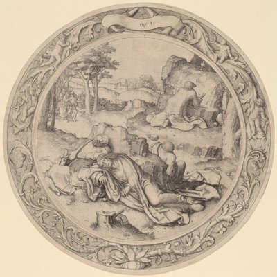 Christ in Gethsemane by Lucas van Leyden