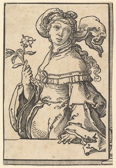 Erythrean Sibyl, from the series of Sibyls by Lucas van Leyden