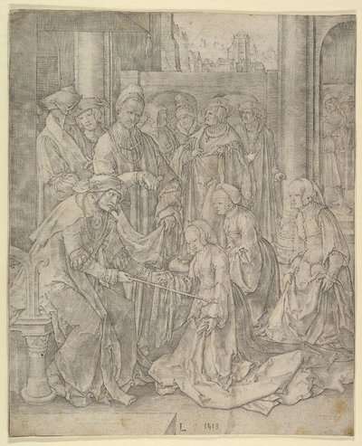 Esther Before Ahasuerus, 1518 by Lucas van Leyden