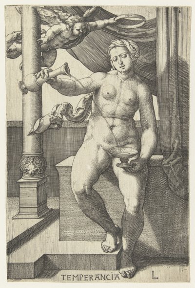 Temperance (Seven Virtues series) by Lucas van Leyden