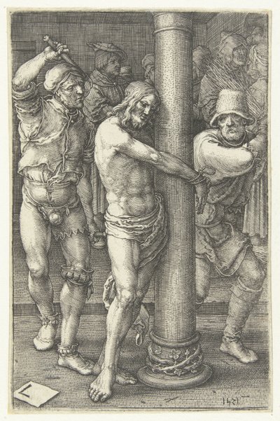 Scourging of Christ by Lucas van Leyden