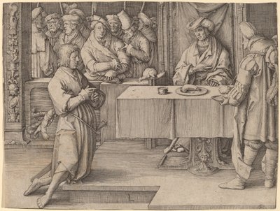Joseph Interprets the Dreams of the Pharaoh by Lucas van Leyden