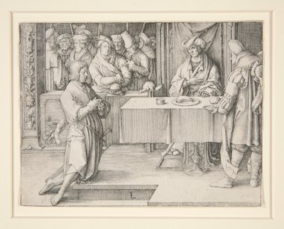 Joseph Interpreting Pharaoh by Lucas van Leyden