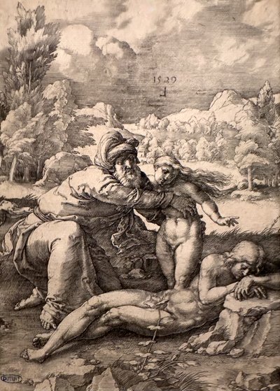 The Creation of Eve by Lucas van Leyden