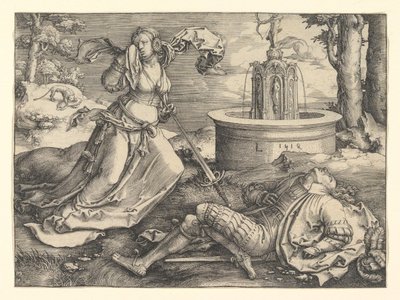 Pyramus and Thisbe, 1514 by Lucas van Leyden