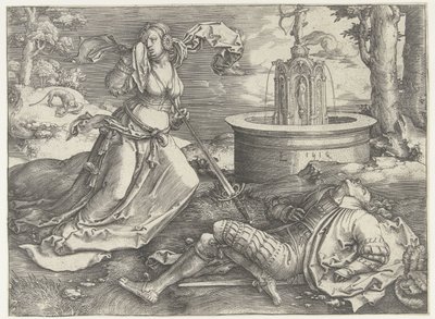 Pyramus and Thisbe by Lucas van Leyden