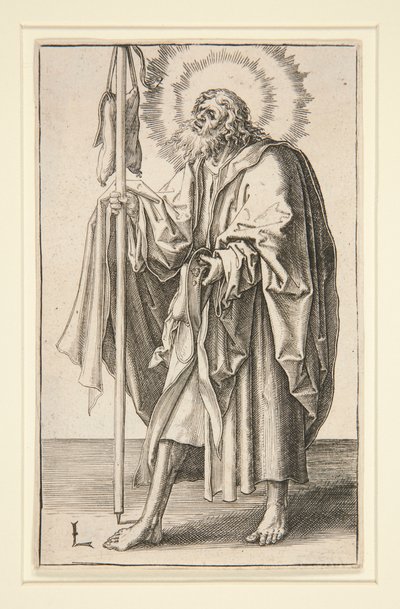Saint James the Greater from the Series Christ and the Apostles by Lucas van Leyden
