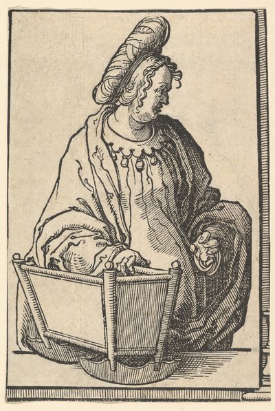 Samarian Sibyl, from the series of Sibyls by Lucas van Leyden