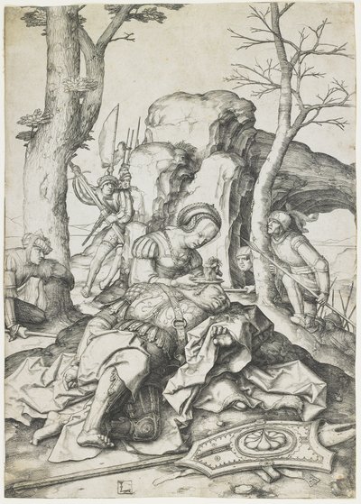 Samson and Delilah, c. 1508 by Lucas van Leyden