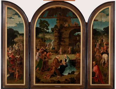 The Adoration of the Magi Triptych, c.1510 by Lucas van Leyden