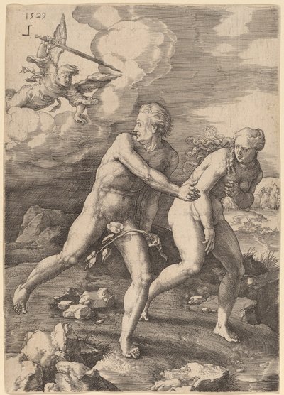 The Expulsion from Paradise by Lucas van Leyden