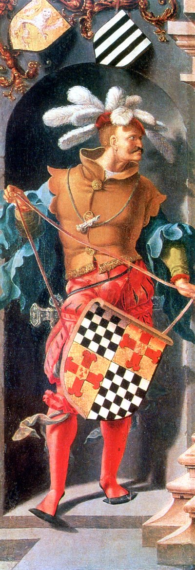 The Healing of Blind Man of Jericho (detail) by Lucas van Leyden