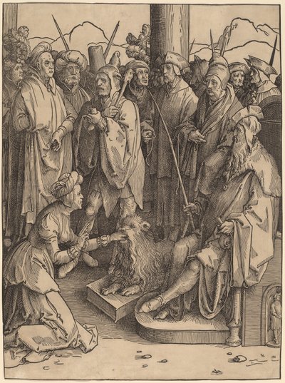 The Mouth of Truth by Lucas van Leyden