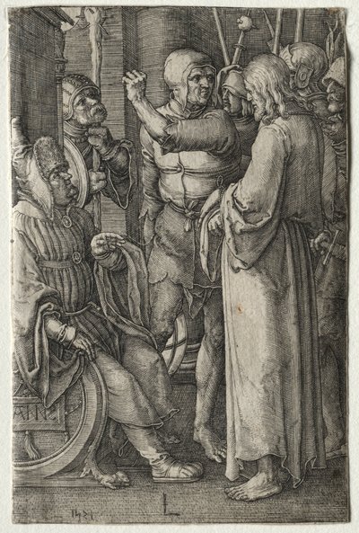 The Passion: Christ Before the High Priest by Lucas van Leyden