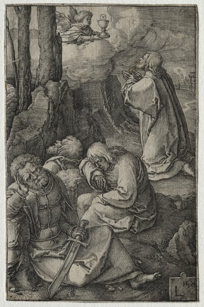 The Passion: The Agony in the Garden by Lucas van Leyden
