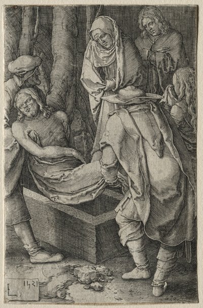 The Passion: The Burial of Christ, 1521 by Lucas van Leyden