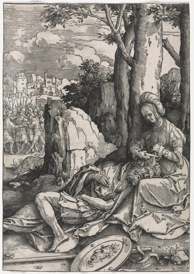 The Power of Women: Samson and Delilah by Lucas van Leyden