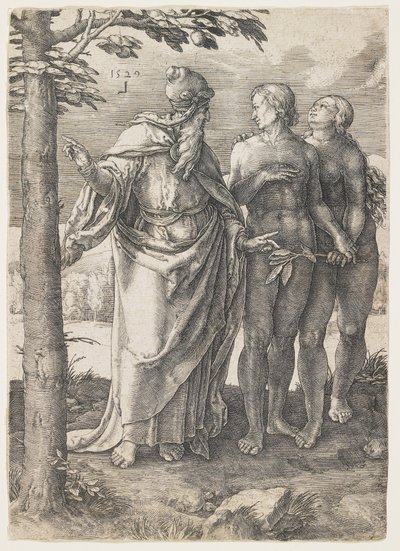 The Story of Adam and Eve: The First Prohibition by Lucas van Leyden
