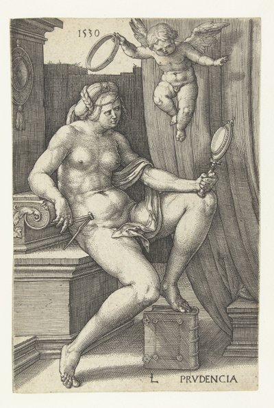 Prudence by Lucas van Leyden