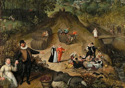 Autumn Landscape by Lucas van Valckenborch