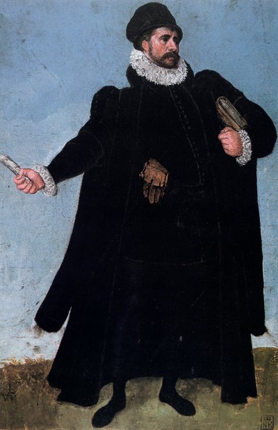 Study of a Costume, 16th Century by Lucas van Valckenborch