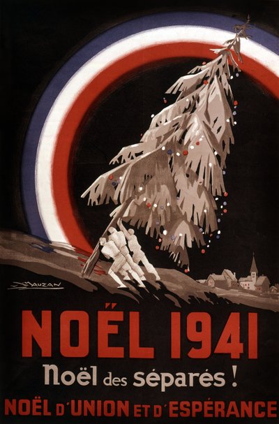 Poster for Christmas of Prisoners by Luciano Achille Mauzan