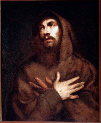 Saint Francis of Assisi by Luciano Borzone